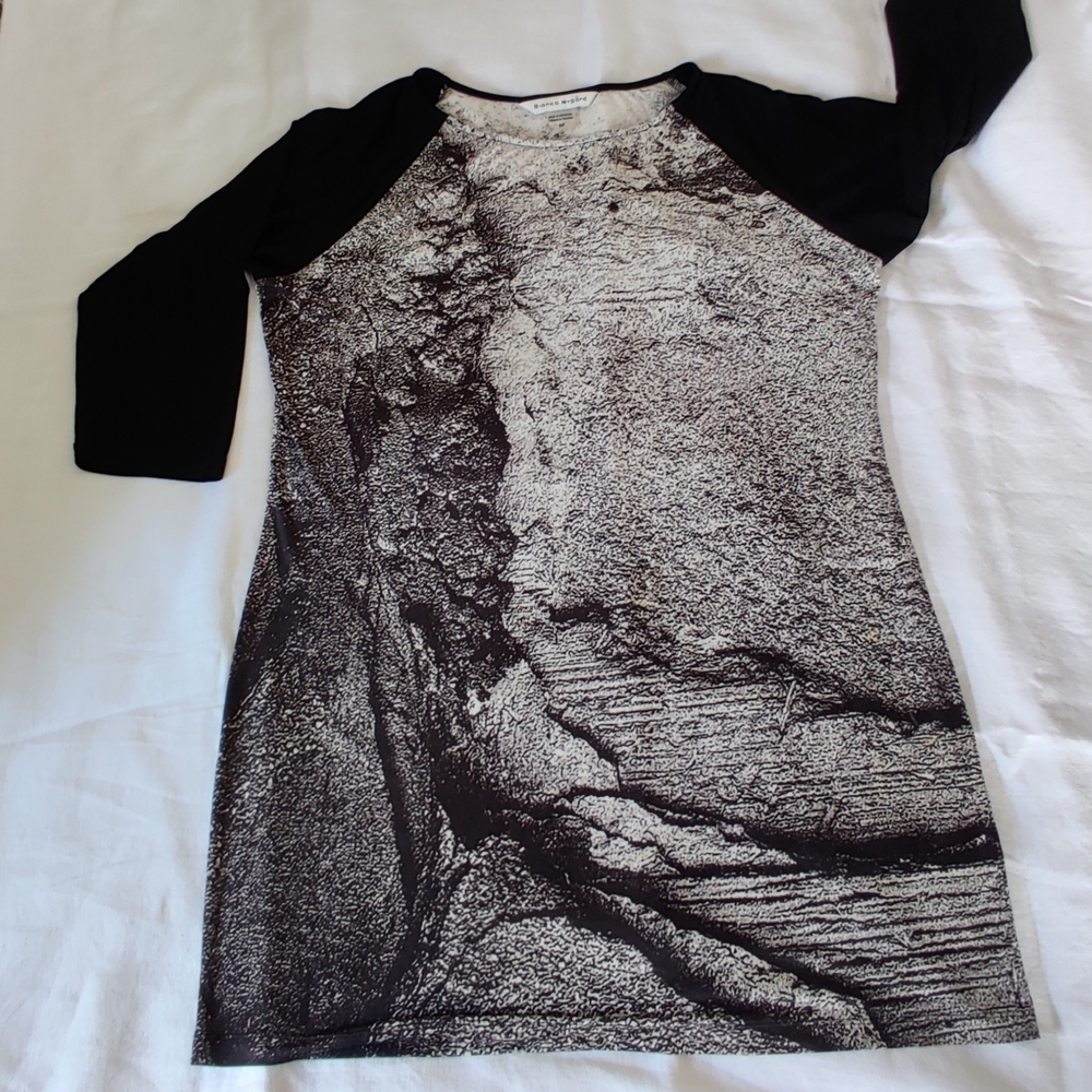 Bianca Nygard Black and Gray Women's Top